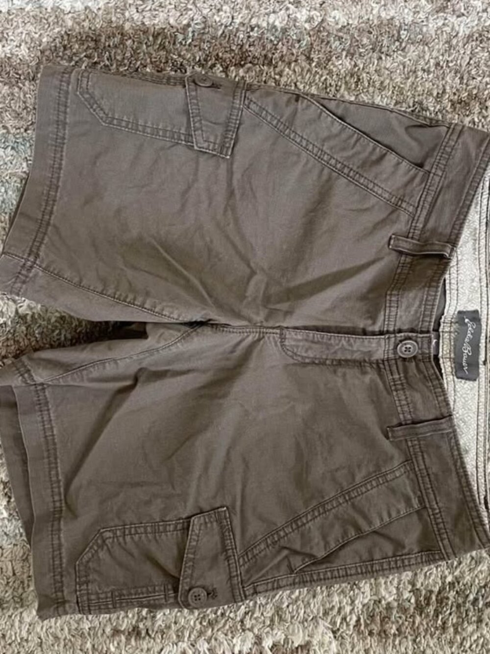 Eddie Bauer Women’s Sz 2 Brown Camp Cargo Shorts